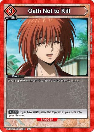 Oath Not to Kill — UE11ST: Rurouni Kenshin Starter Deck