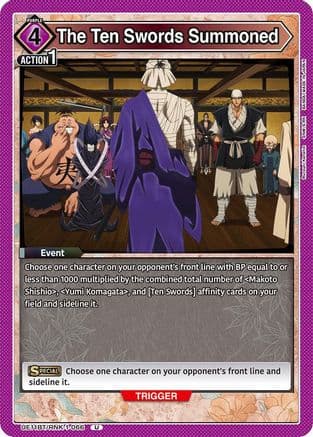 The Ten Swords Summoned — UE11BT: Rurouni Kenshin