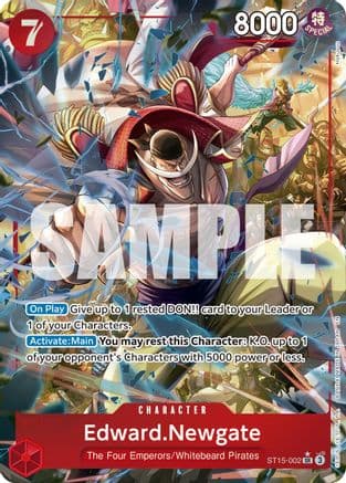 Edward.Newgate - ST15-002 (Alternate Art) — Premium Booster -The Best- Vol. 2