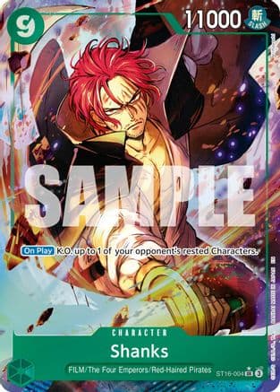 Shanks - ST16-004 (Alternate Art) — Premium Booster -The Best- Vol. 2