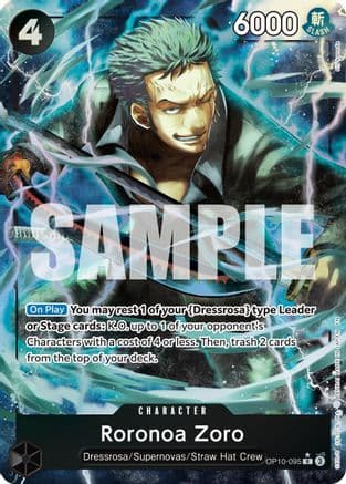 Roronoa Zoro - OP10-095 (Alternate Art) — Premium Booster -The Best- Vol. 2