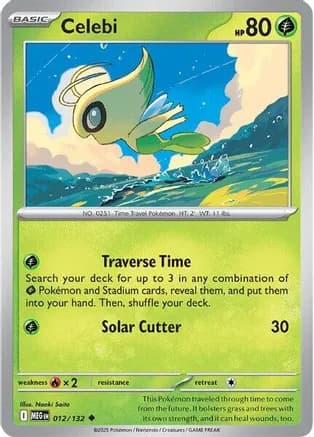 Celebi — ME01: Mega Evolution