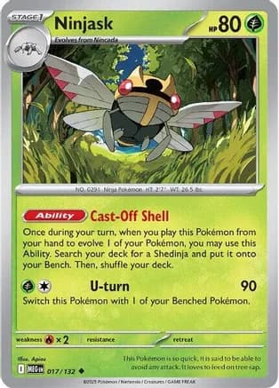 Ninjask - 017/132 — ME01: Mega Evolution