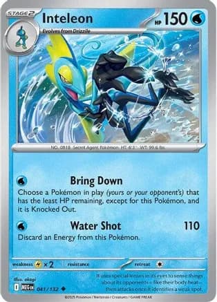Inteleon - 041/132 — ME01: Mega Evolution