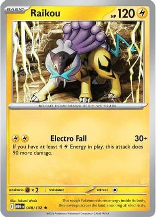 Raikou — ME01: Mega Evolution