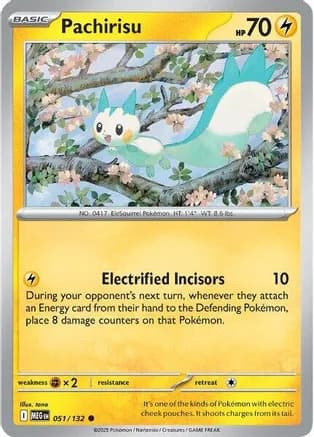 Pachirisu — ME01: Mega Evolution