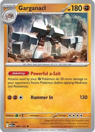 Garganacl - 084/132 — ME01: Mega Evolution