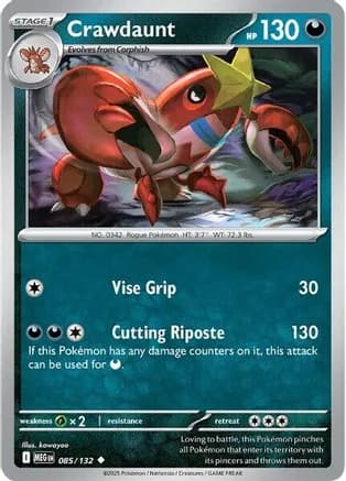 Crawdaunt — ME01: Mega Evolution