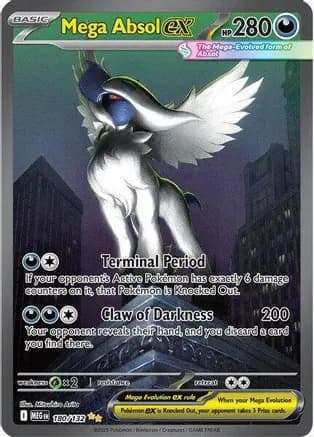 Mega Absol ex - 180/132 — ME01: Mega Evolution