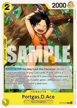 Portgas.D.Ace - ST13-010 (Reprint) — Premium Booster -The Best- Vol. 2