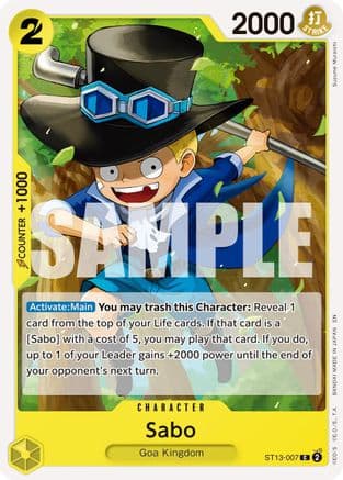 Sabo - ST13-007 (Reprint) — Premium Booster -The Best- Vol. 2