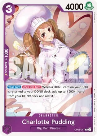 Charlotte Pudding - OP08-067 (Reprint) — Premium Booster -The Best- Vol. 2