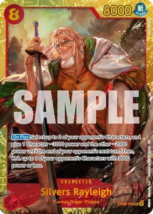 Silvers Rayleigh - OP08-118 (Reprint) — Premium Booster -The Best- Vol. 2