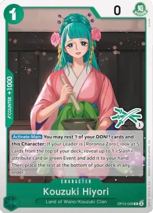 Kouzuki Hiyori (Zoro Deck) — Learn Together Deck Set