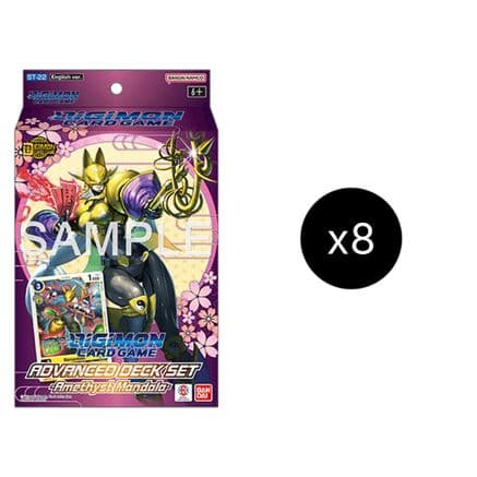 Amethyst Mandala Advanced Starter Deck Display — Starter Deck 22: Amethyst Mandala Advanced Deck Set