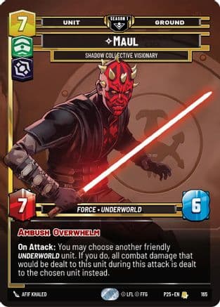 Maul - Shadow Collective Visionary (165) — Sector and Regional Promos: Season 1
