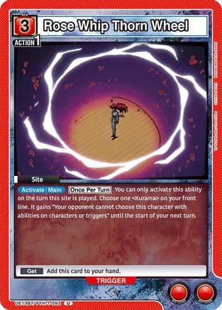 Rose Whip Thorn Wheel — UE13BT: Yu Yu Hakusho: Ghost Files