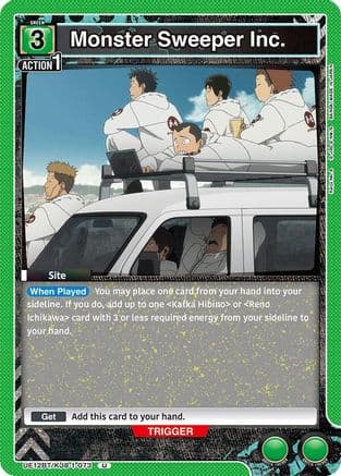 Monster Sweeper Inc. — UE12BT: Kaiju No. 8