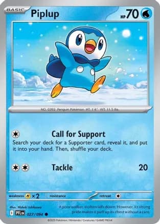 Piplup - 027/094 — ME02: Phantasmal Flames