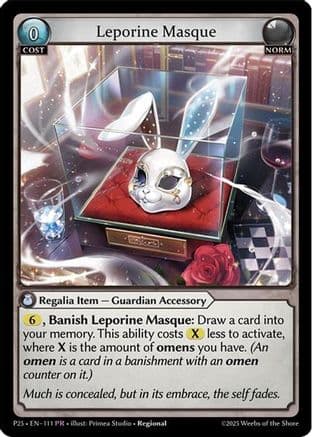 Leporine Masque — Promotional Cards