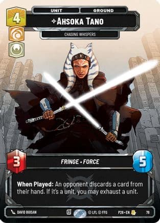 Ahsoka Tano - Chasing Whispers (78) — Sector and Regional Promos: Season 1