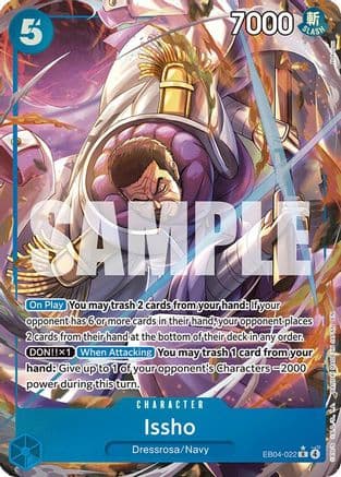 Issho - EB04-022 (Alternate Art) — The Azure Sea's Seven