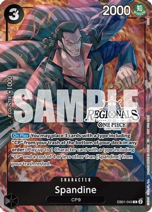 Spandine (Online Regional Participation Pack 2025 Vol.1) — One Piece Promotion Cards