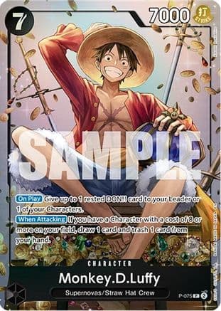 Monkey.D.Luffy (Tin Pack Set Vol. 2) — One Piece Promotion Cards