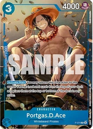 Portgas.D.Ace (Tin Pack Set Vol. 2) — One Piece Promotion Cards