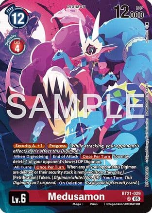 Medusamon (2026 Dash Pack Campaign) (Alternate Art - Chinese) — World Convergence