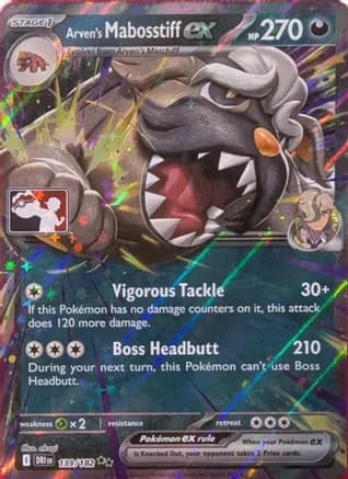 Arven's Mabosstiff ex - 139/182 — Prize Pack Series Cards