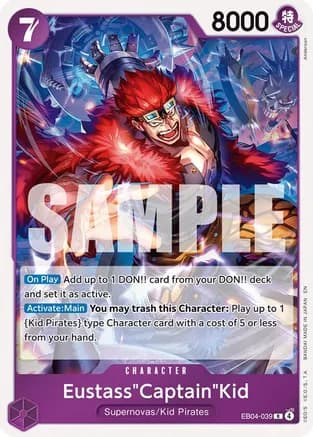 Eustass"Captain"Kid - EB04-039 — The Azure Sea's Seven