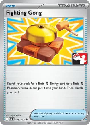 Fighting Gong - 116/132 — Prize Pack Series Cards