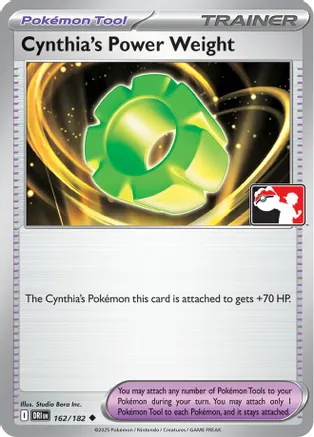Cynthia's Power Weight - 162/182 — Prize Pack Series Cards