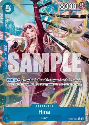 Hina (Alternate Art) — Extra Booster: One Piece Heroines Edition