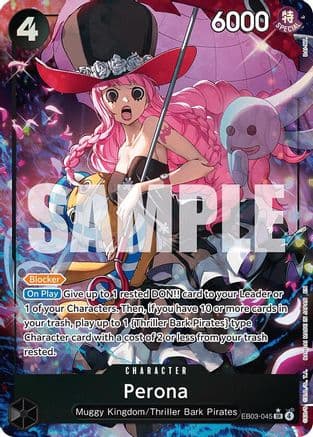 Perona (045) (Alternate Art) — Extra Booster: One Piece Heroines Edition