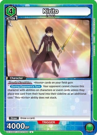 Kirito (064) — UEX06BT: Sword Art Online Vol.2