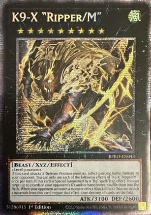 K9-X "Ripper/M" (Starlight Rare) — Burst Protocol