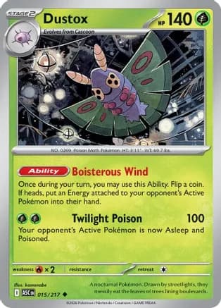 Dustox - 015/217 — ME: Ascended Heroes