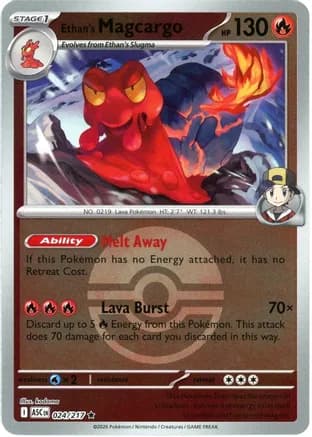 Ethan's Magcargo - 024/217 (Poke Ball) — ME: Ascended Heroes