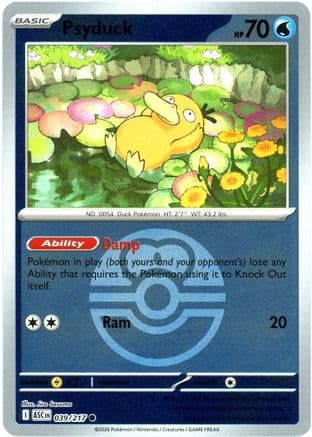 Psyduck - 039/217 (Love Ball) — ME: Ascended Heroes