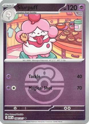 Slurpuff - 094/217 (Love Ball) — ME: Ascended Heroes