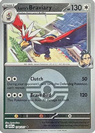 Larry's Braviary (Poke Ball) — ME: Ascended Heroes