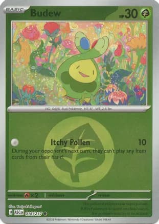 Budew - 016/217 (Energy Symbol Pattern) — ME: Ascended Heroes