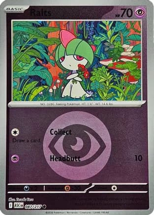 Ralts (Energy Symbol Pattern) — ME: Ascended Heroes
