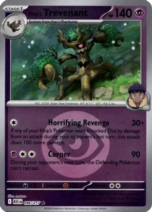 Hop's Trevenant - 096/217 (Energy Symbol Pattern) — ME: Ascended Heroes