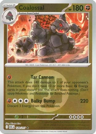 Coalossal (Energy Symbol Pattern) — ME: Ascended Heroes