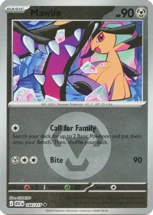 Mawile - 144/217 (Energy Symbol Pattern) — ME: Ascended Heroes