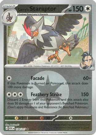 Larry's Staraptor - 170/217 (Energy Symbol Pattern) — ME: Ascended Heroes
