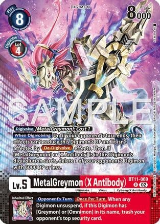 MetalGreymon (X Antibody) (Event Pack 9) — Dimensional Phase